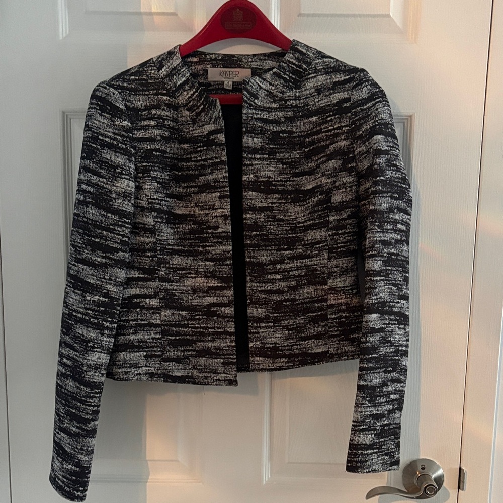 Kasper Women's Monochrome Textured Blazer